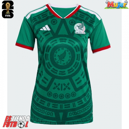México Primera Equipación Mujer Mundial 2026 Manga Corta
